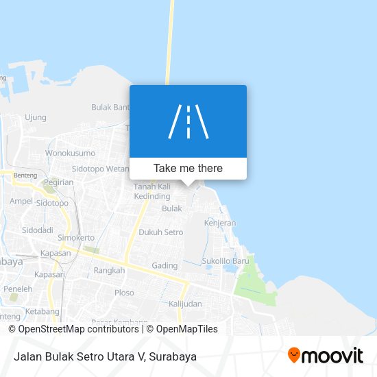 Jalan Bulak Setro Utara V map