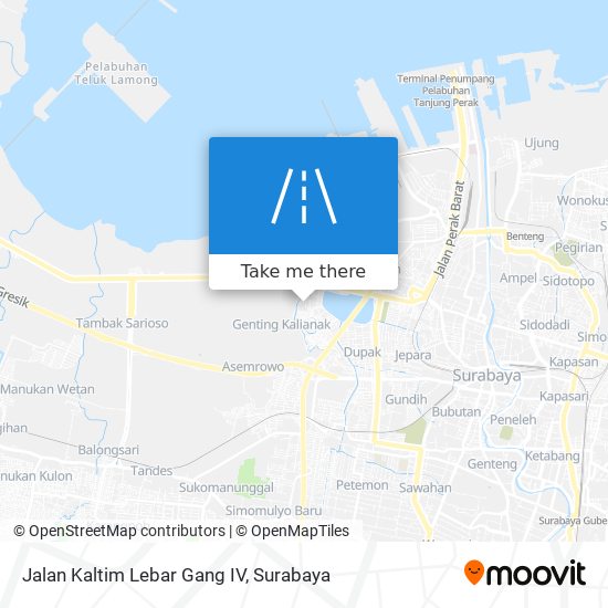 Jalan Kaltim Lebar Gang IV map