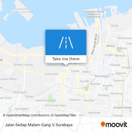 Jalan Sedap Malam Gang V map