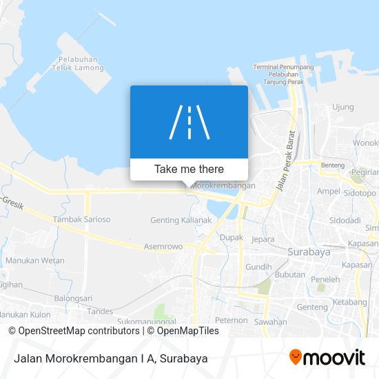 Jalan Morokrembangan I A map