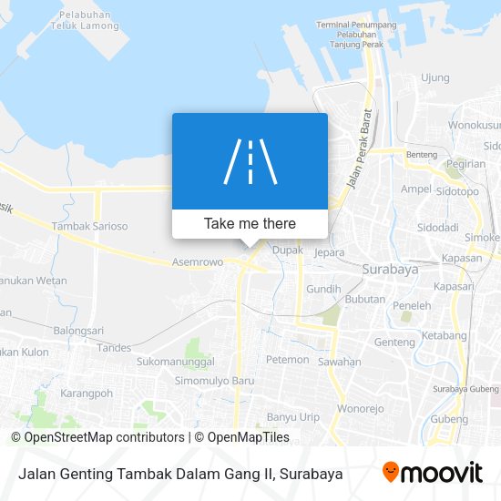 Jalan Genting Tambak Dalam Gang II map