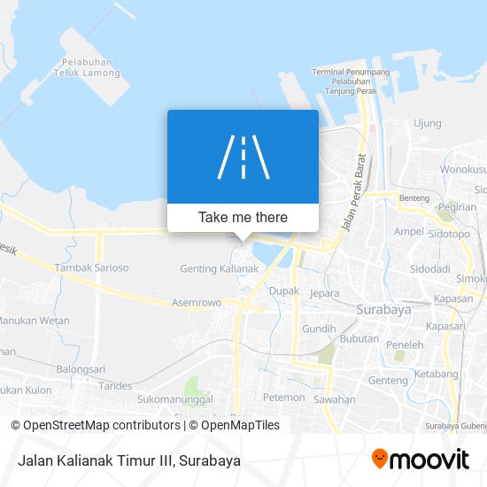 Jalan Kalianak Timur III map