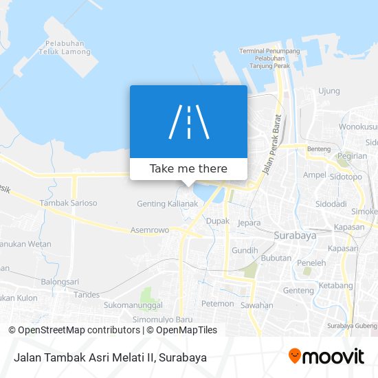 Jalan Tambak Asri Melati II map
