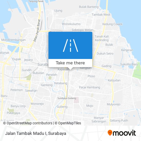 Jalan Tambak Madu I map