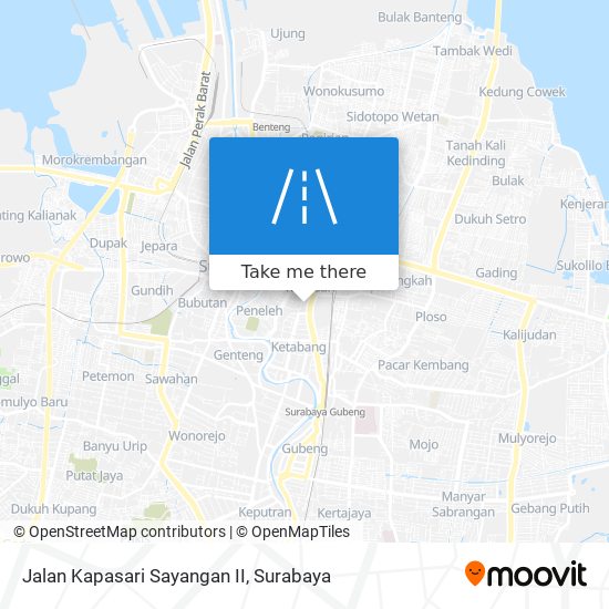 Jalan Kapasari Sayangan II map