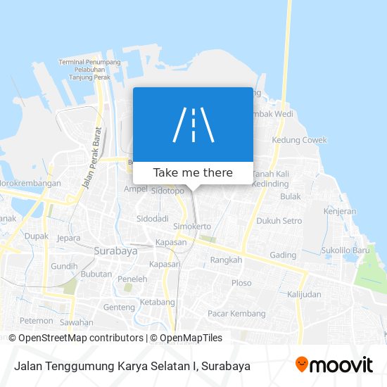 Jalan Tenggumung Karya Selatan I map