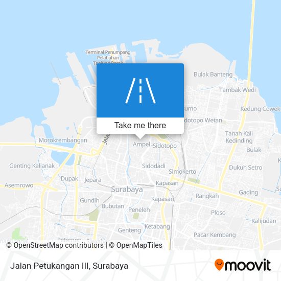 Jalan Petukangan III map