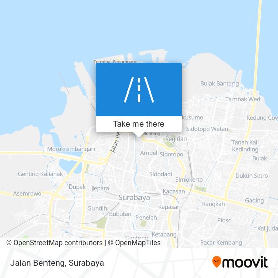 Jalan Benteng map