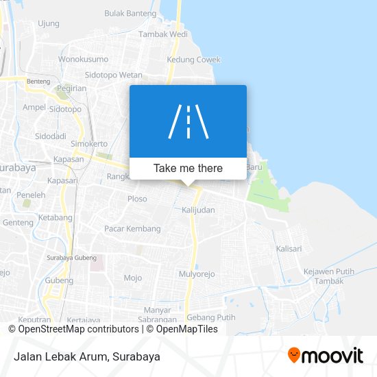 Jalan Lebak Arum map