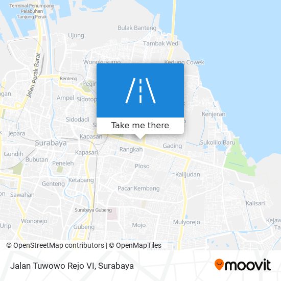 Jalan Tuwowo Rejo VI map
