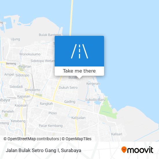 Jalan Bulak Setro Gang I map
