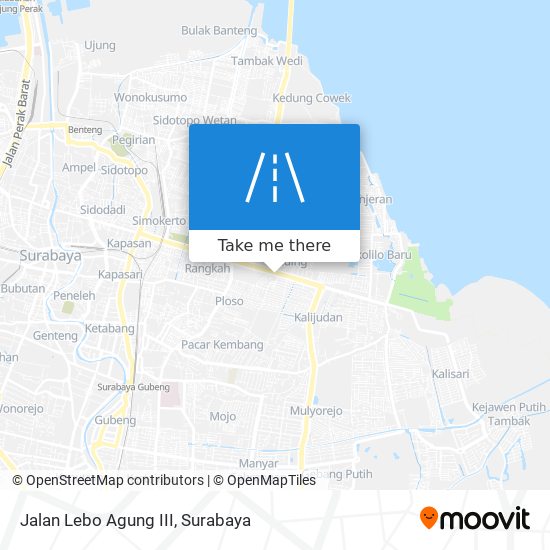 Jalan Lebo Agung III map