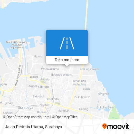 Jalan Perintis Utama map