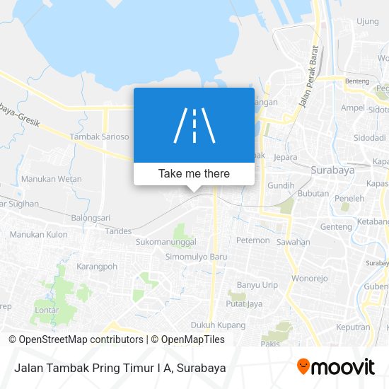 Jalan Tambak Pring Timur I A map