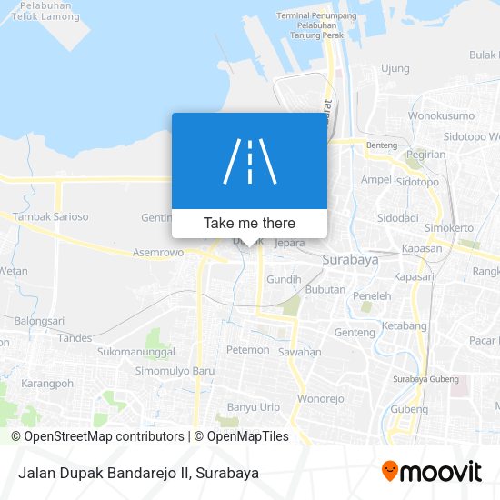 Jalan Dupak Bandarejo II map