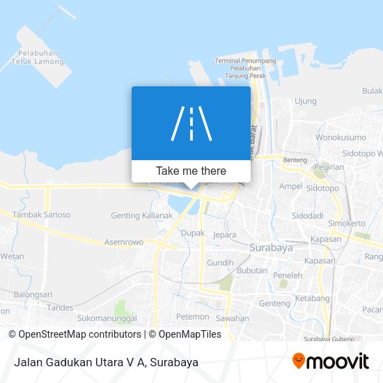 Jalan Gadukan Utara V A map