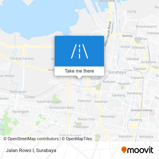 Jalan Rowo I map