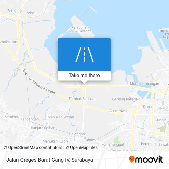 Jalan Greges Barat Gang IV map