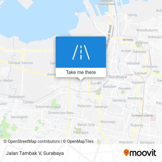 Jalan Tambak V map