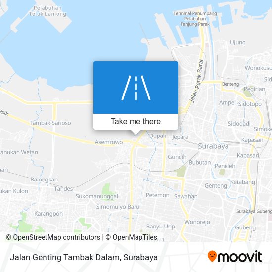 Jalan Genting Tambak Dalam map