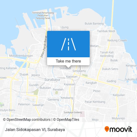 Jalan Sidokapasan VI map