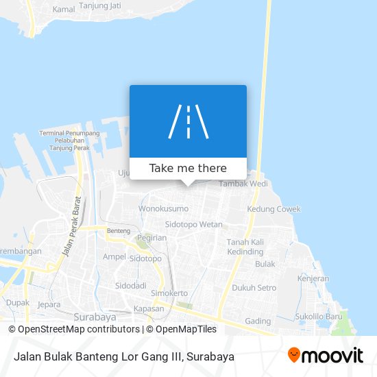 Jalan Bulak Banteng Lor Gang III map