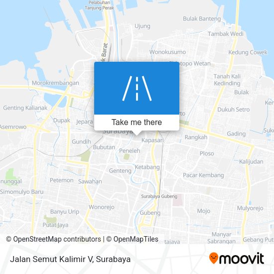 Jalan Semut Kalimir V map