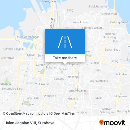 Jalan Jagalan VIII map