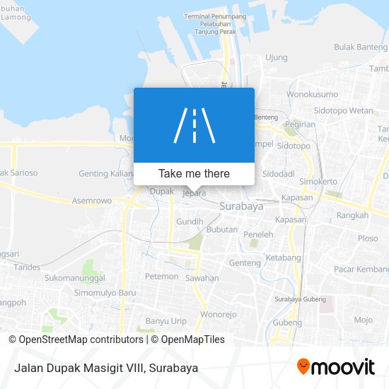 Jalan Dupak Masigit VIII map