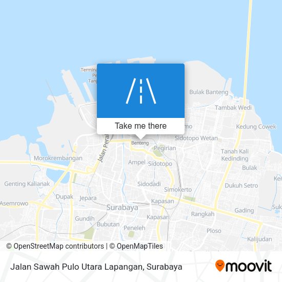Jalan Sawah Pulo Utara Lapangan map
