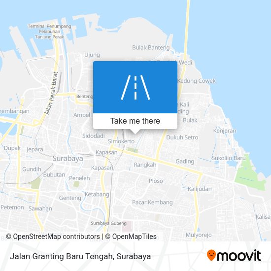 Jalan Granting Baru Tengah map