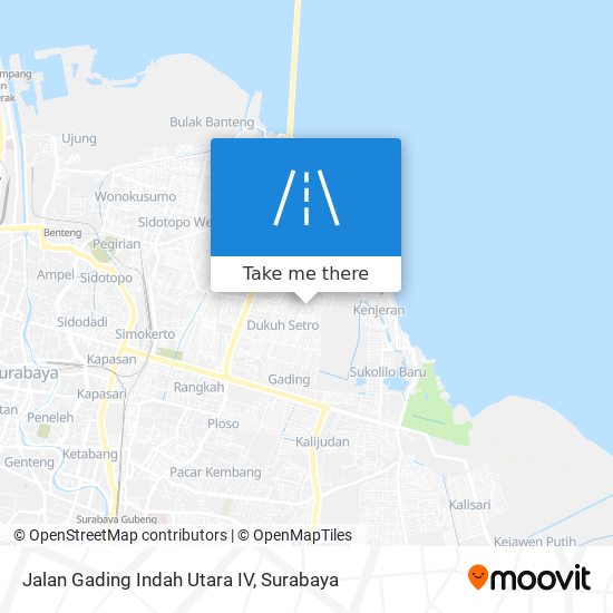 Jalan Gading Indah Utara IV map