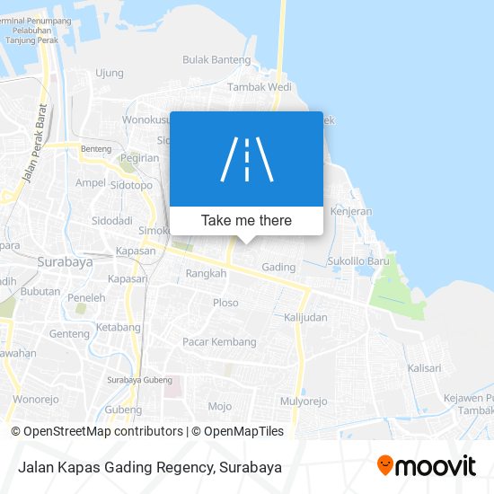 Jalan Kapas Gading Regency map