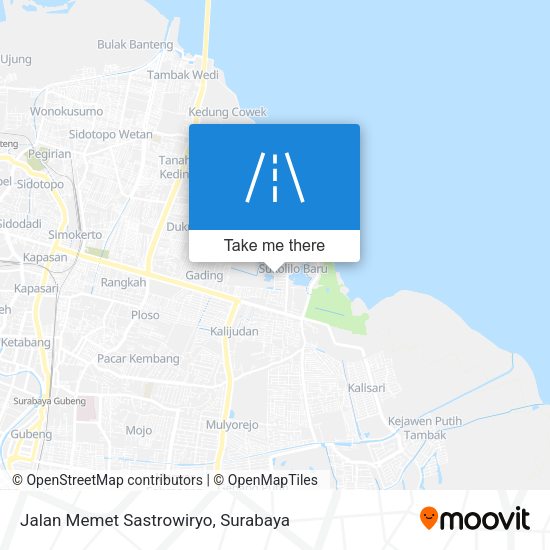 Jalan Memet Sastrowiryo map