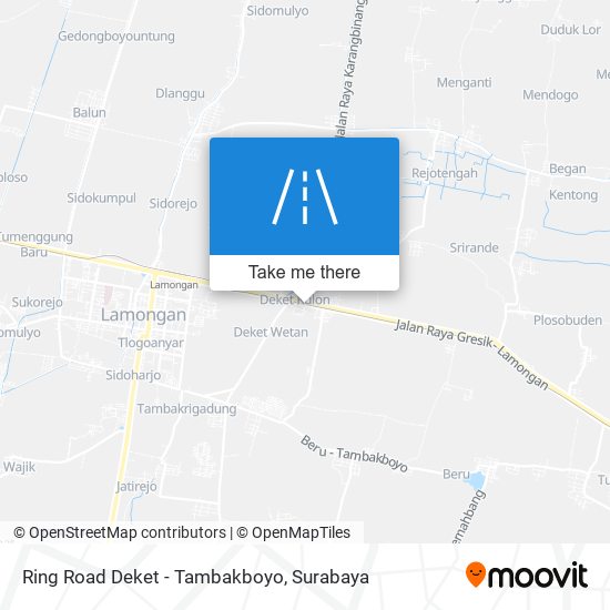 Ring Road Deket - Tambakboyo map