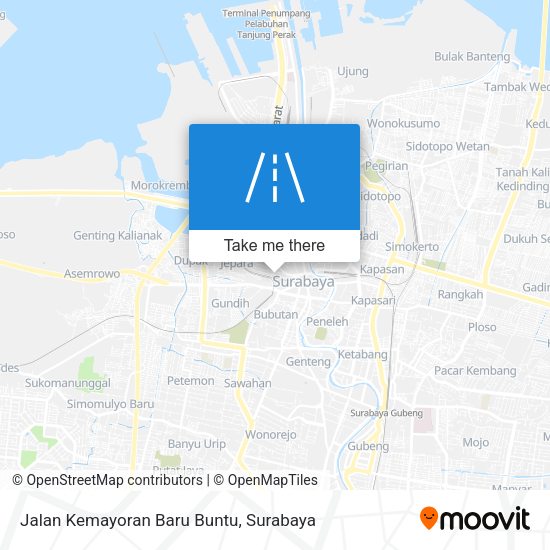 Jalan Kemayoran Baru Buntu map