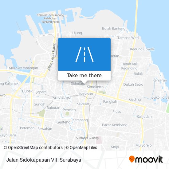 Jalan Sidokapasan VII map