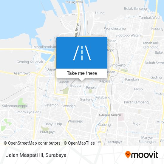 Jalan Maspati III map