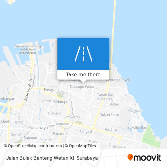 Jalan Bulak Banteng Wetan XI map