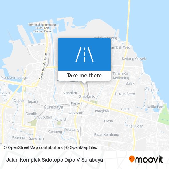 Jalan Komplek Sidotopo Dipo V map