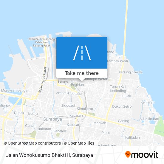 Jalan Wonokusumo Bhakti II map