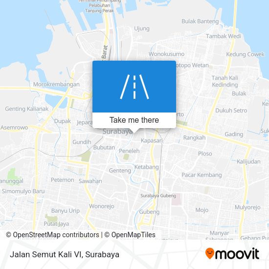 Jalan Semut Kali VI map