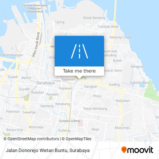 Jalan Donorejo Wetan Buntu map