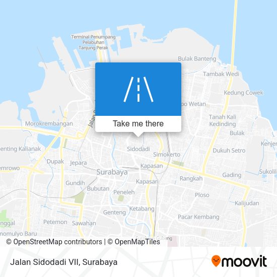 Jalan Sidodadi VII map