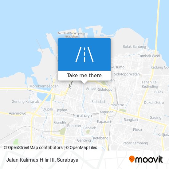 Jalan Kalimas Hilir III map