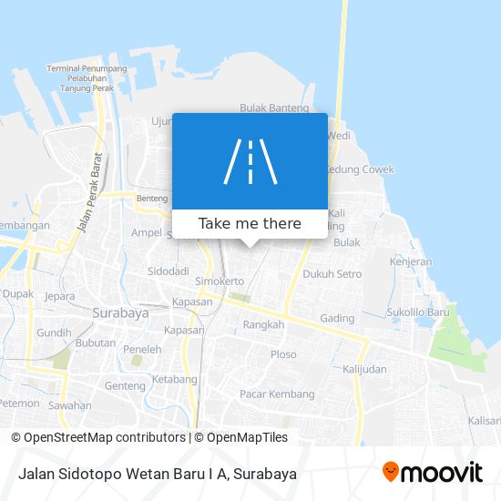 Jalan Sidotopo Wetan Baru I A map
