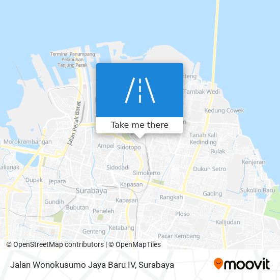 Jalan Wonokusumo Jaya Baru IV map