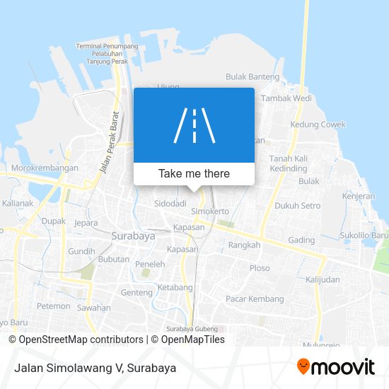 Jalan Simolawang V map