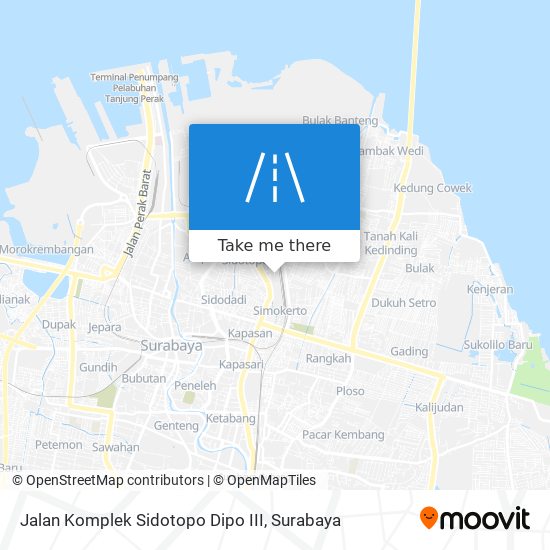Jalan Komplek Sidotopo Dipo III map