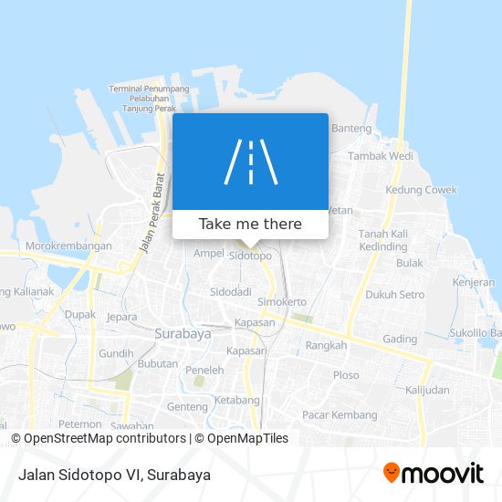 Jalan Sidotopo VI map